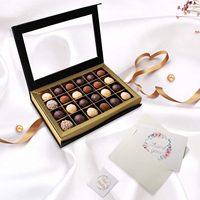 Boîte de luxe Dubaï pour emballage de chocolats, boîte à fenêtre pour chocolats, boîte cadeau magnétique pour l'affichage de barres chocolatées