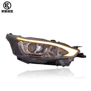 ใหม่12V 16-20สำหรับ Toyota สำหรับ Yaris L ชุดไฟหน้าพร้อมเลนส์ไฟ LED สำหรับการปรับแต่งในเวลากลางวันสีขาวอบอุ่น - Product Image 4