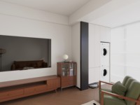 Armoire de Rangement Portable d'Angle à 3 Portes en Bois de Luxe, Penderie Intégrée Moderne pour Chambre à Coucher