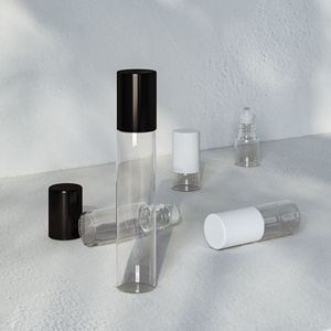 Mini Botella de Perfume de Lujo Transparente de 1ml 2ml, Tubo de Vidrio para Aceite Esencial, Botella de Vidrio Portátil de 3ml con Rodillo, Logotipo Personalizado - Product Image 4
