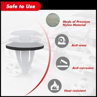 Clips de fixation pour panneau de garniture de porte de voiture en plastique QGZ120 pour E87 E36 E90 E91 F20 OE51418224781