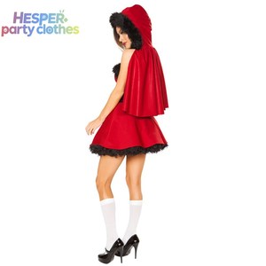 Costumes de Noël HESPER en gros, robes pour femmes et filles adultes, tenues de carnaval mignonnes et élégantes, costumes de fête avec cape - Product Image 3