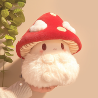 Jouets en peluche doux personnalisés 25 cm Jouet en peluche personnalisé Pas de minimum Jouet en peluche en forme de champignon Jouet en peluche en forme de lapin