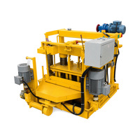 Machine semi-automatique QT40-3A pour la fabrication de blocs de béton, machine mobile de fabrication de briques creuses en béton, vente chaude au Kenya