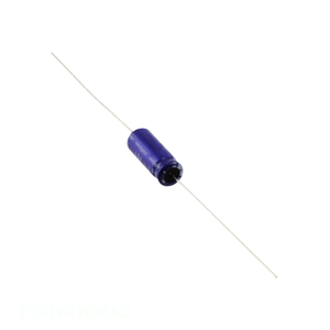 Authorized Distributor CAP ALUM 47UF 20% 35V AXIAL TH TVX1V470MAD Through Hole 47 uF Capacitor - Product Image 1