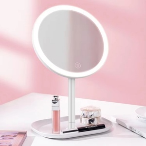 Smart LED Light Vanity Mirror Modern Touch Control Dressing Mirror Illuminated Cosmetic Makeup Mirror for Home Decor - Product Image 1
