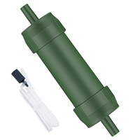 Paille filtrante à eau personnelle, filtre à eau portable pour kit de survie