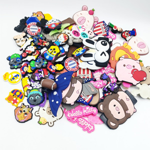 Vendita calda nuovo arrivo PVC scarpe di gomma Charms Custom 3D scarpe di plastica accessori per bambini all'ingrosso zoccoli decorativi - Product Image 4