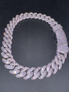 Collier chaîne cubaine en argent sterling 925 plaqué argent de luxe de bonne qualité pour un usage unisexe, idéal pour les mariages, les fêtes et les occasions spéciales - Product Image 4