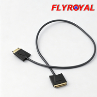 Câble coaxial LVDS micro à 30 broches EDP vers 40 broches, faisceau de câblage personnalisé pour écran LCD d'ordinateur portable