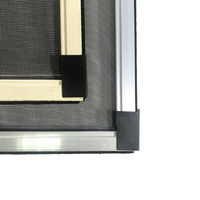 Moustiquaire réglable et facile à installer, moustiquaire de fenêtre, fenêtre coulissante en fibre de verre résistante au feu et Durable