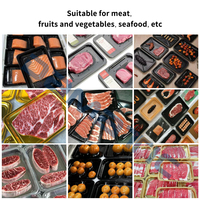 Industriële Eendenham Bacon Kip Vis Vlees Vacuüm Huid Verpakking Vacuüm Machine Voor Vacuüm Verpakking