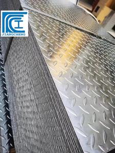 Hoja de placa a cuadros en relieve de Metal de acero galvanizado 2mm-10mm de espesor laminado en caliente ASTM estándar <span class=keywords><strong>Gi</strong></span> Clod Roll - Product Image 6