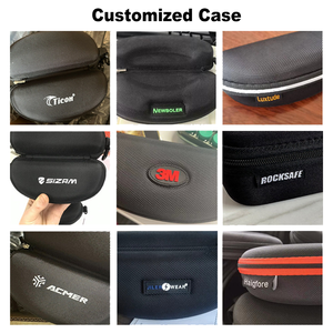 Cá nhân kính trường hợp biểu tượng tùy chỉnh Thể Thao Di động Kính mặt trời Hộp bao bì Oxford vải dây kéo mắt kính trường hợp - Product Image 6