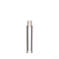 Tube de gloss à lèvres rond et fin, flacon vide pour huile à lèvres, bouchon à injection, emballage cosmétique personnalisé avec logo