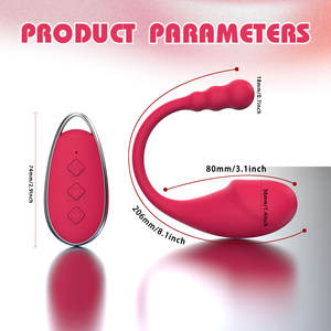 Silikon-Vibrator Springendes Ei Sexspielzeug für Erwachsene mit Fernbedienung G-Punkt Klitoris-Massagegerät Weiblicher Masturbator Vibrator Liebes-Ei - Product Image 5