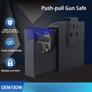 Súng sinh trắc học an toàn-Hộp súng chống cháy & Chống trộm với bàn phím kỹ thuật số im lặng, an ninh nhà/xe thép hạng nặng cho súng - Product Image 4