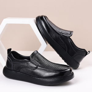 Zapatos Casuales de Hombre, Sin Cordones, Transpirables, de Cuero, Ligeros y Cómodos para Caminar, Venta al Por Mayor, Personalizados - Product Image 4