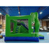 Châteaux gonflables Mario, combinaisons de jeux gonflables commerciaux pour enfants, location pour fêtes, service OEM personnalisé