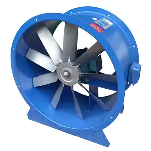 550W 2800RPM 2500CFM 350MM Diámetro Hoja Ventiladores de flujo axial industriales Ventilación Ventilador de escape de humo