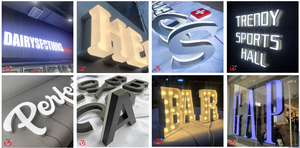Zhichengda Custom 3D LED Sign Outdoor Iluminado Retroiluminado Acero Acrílico Logo para <span class=keywords><strong>Barberia</strong></span> para Mall Park Company - Product Image 6