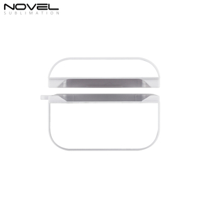 Estuche protector para auriculares para <span class=keywords><strong>Airpods1</strong></span>/ <span class=keywords><strong>2</strong></span> /3/ pro DIY Anti-caída 2D PC Estuche para auriculares con sublimación en blanco con placas de aluminio impresas - Product Image 5