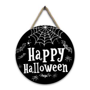 Décoration murale Tenture murale Accessoires de décoration pour Halloween Décoration intérieure suspendue en bois - Product Image 4