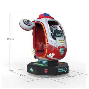 Prix usine intérieur amusement monnayeur Rotary kiddie ride en fibre de verre <span class=keywords><strong>vaisseau</strong></span> <span class=keywords><strong>spatial</strong></span> machine de jeu vidéo pour les enfants - Product Image 3