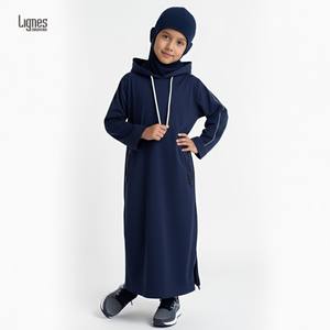 Thobe Islamico da Uomo, Kamis Lungo Sportivo Musulmano con Cappuccio e Tasche per Uomini e Ragazzi - Product Image 6