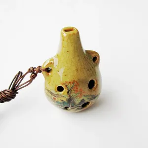 Wholesale 6 Hole Ceramic Ocarina Hole Ceramic Ocarina Instrument Easy Instrument for Beginners Ocarina Instrument - Product Image 2