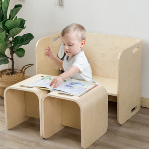 Nouveau ensemble de chaises multifonctions en bois de <span class=keywords><strong>haute</strong></span> qualité pour enfants, tables d'apprentissage pour <span class=keywords><strong>la</strong></span> maison, meubles relax pour bébés, jouets pour garçons et filles - Product Image 4