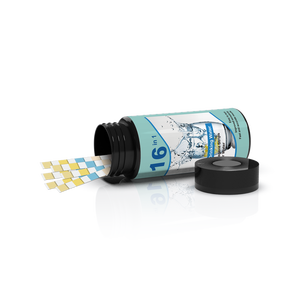 Bandelettes d'<span class=keywords><strong>analyse</strong></span> d'<span class=keywords><strong>eau</strong></span> potable OEM direct usine pour robinet domestique et puits, 16 en 1, pH et chlore total, 80x5mm W-16 - Product Image 2