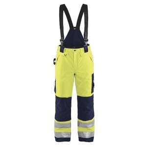 BLAKLADER - 188519003389D84 Pantalones de invierno de alta visibilidad con costuras selladas Amarillo/Azul marino-EAN 7330509331538 ROPA DE TRABAJO DE LA HI-VIS - Product Image 1
