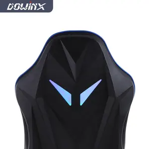 Silla giratoria ergonómica de Color personalizado con LED, silla de Gaming RGB para deportes electrónicos brillantes para carreras en ordenador de oficina