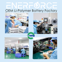 Enerforce OEM 3.7v batterie rechargeable au lithium polymère 850mAh 1500mah 1000mAh 1550mAh 2250mAh batterie LIPO pour jouet RC