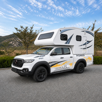 Module de camping rigide escamotable pour benne de pick-up, pour camping-cars, camping-car 4x4, camping en tout-terrain et voyages en camping-car