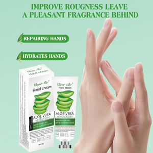 Loción de <span class=keywords><strong>crema</strong></span> de manos hidratante para el cuidado 24H, Dear She's Natural Plant Aloe Vera, reparación, suaviza el cuidado de la piel - Product Image 4