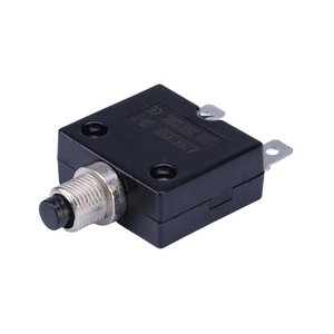 Commutateur de <span class=keywords><strong>disjoncteur</strong></span> thermique 5A-60A <span class=keywords><strong>disjoncteur</strong></span> réinitialisable à <span class=keywords><strong>bouton</strong></span>-poussoir à tête métallique de 40 ampères pour protecteur de surcharge thermique - Product Image 1