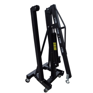 Grúa elevadora hidráulica plegable de 2 toneladas para taller, grúa de motor hidráulica, palanca para elevación y carga, grúa hidráulica plegable para camión - Product Image 3