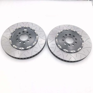 Pinzas de Freno Traseras Flotantes de Sistema Largo Recto para Clio Mk4 RS, Rueda Plateada 330x28mm - Product Image 1