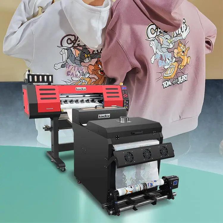 最高品質のdtfプリンターTシャツ印刷機dtfフィルムシェイクパウダーマシンあらゆる種類のTシャツバッグ用