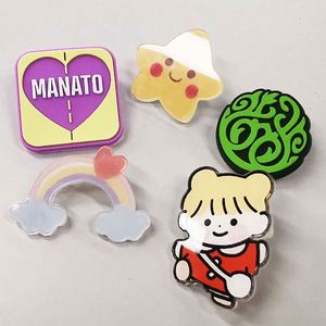 Cheap Price Custom clear Plastic Pin Badge Acrylic Pins - Product Image 1
