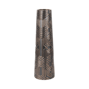 Vaso decorativo geometrico di grandi dimensioni, vaso alto per fiori, per soggiorno, camera da letto, decorazione per la casa - Product Image 3