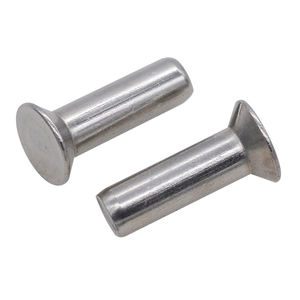 Acier inoxydable INOX SS SUS 304 316 316L A2 A4 70 80 Rond Mince Champignon CSK Plat Tête Fraisée Solide <span class=keywords><strong>Rivet</strong></span> <span class=keywords><strong>DIN</strong></span> <span class=keywords><strong>660</strong></span> 302 7338 - Product Image 3