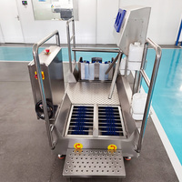 All-in-one hygiënestation laarzenwasmachine met handwasdesinfectie en -droging voor voedingsfabrieken