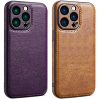 Coque souple en TPU pour hommes, compatible avec les modèles 15/16 Pro et S24 Ultra, avec protection de l'objectif arrière, motif animal, faite à la main