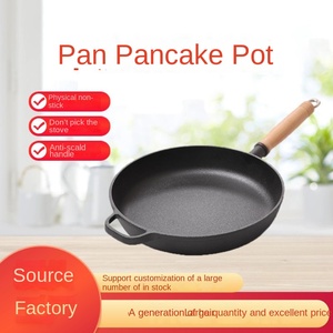 Design moderno <span class=keywords><strong>in</strong></span> <span class=keywords><strong>ghisa</strong></span> antiaderente bistecca e Pancake padella fornelli a Gas e Wok da cucina per la cottura di padelle <span class=keywords><strong>in</strong></span> metallo - Product Image 2