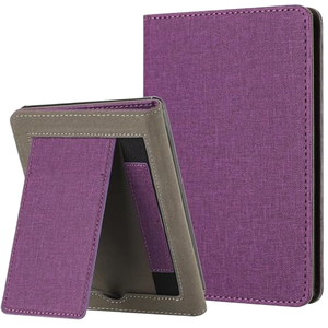 Housse de protection en cuir PU pour liseuse <span class=keywords><strong>Kindle</strong></span> avec support pliable et sangle de transport - Product Image 1