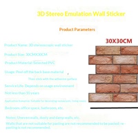 Autocollants de carrelage 3D autocollants en PVC épais simulé, imperméables, pour décoration murale avec motif mosaïque et installation facile (peel & stick)