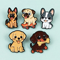 Badge en métal plaqué personnalisé de haute qualité pour animaux de compagnie, épingles en émail souple ou dur personnalisées, épingles de revers personnalisées sur le thème de l'anime